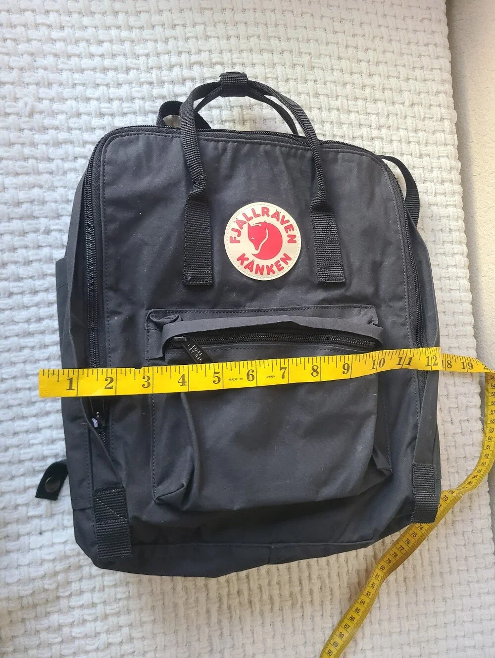 Fjallraven Classic Black Grey Backpack